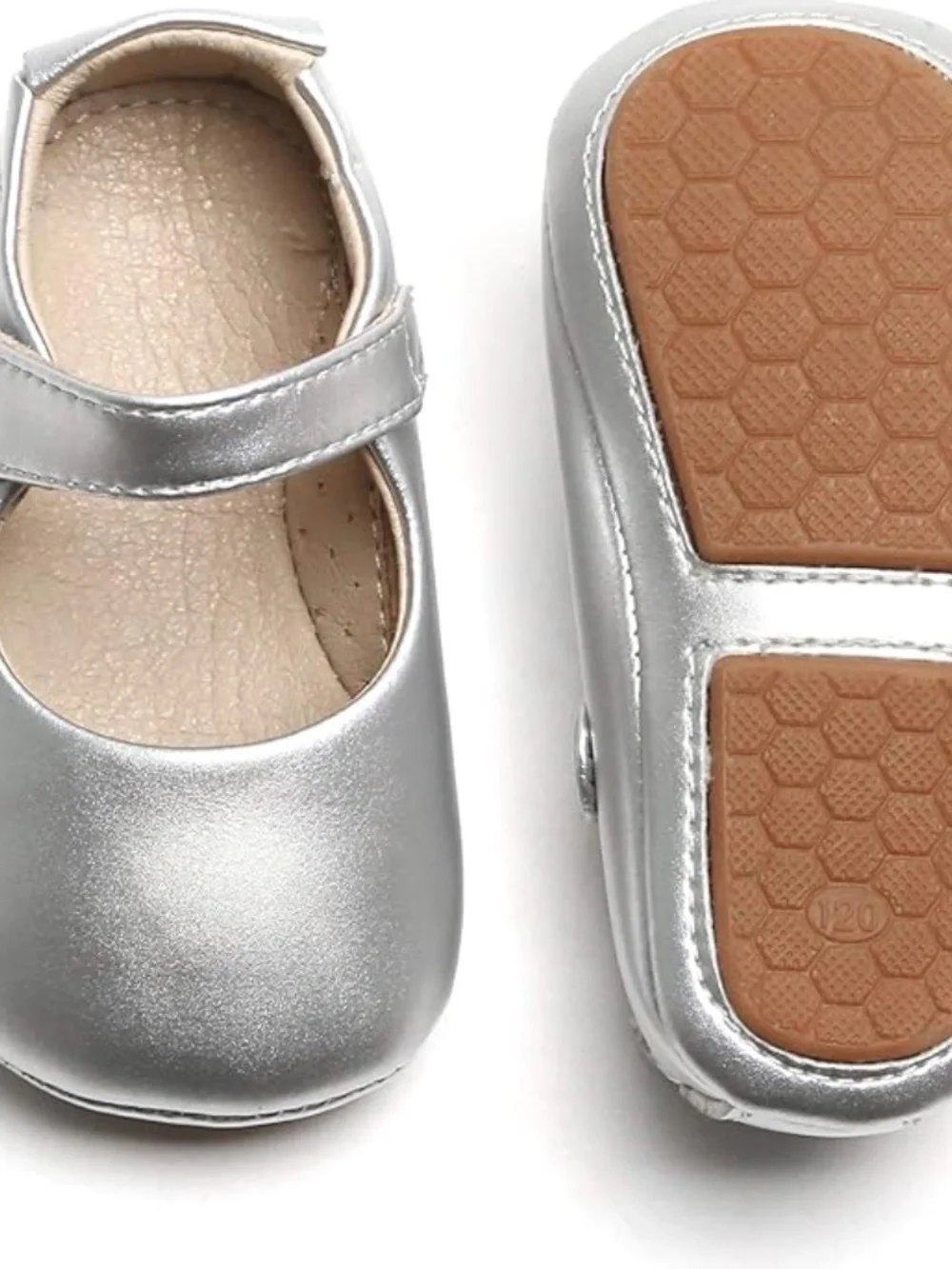 Felix & Flora Baby Walking Shoes Moccasins Rubber Sole in (Size: 9-12M)